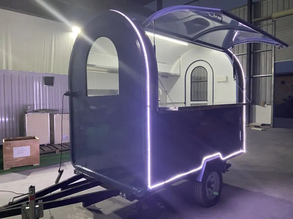 small coffee trailer