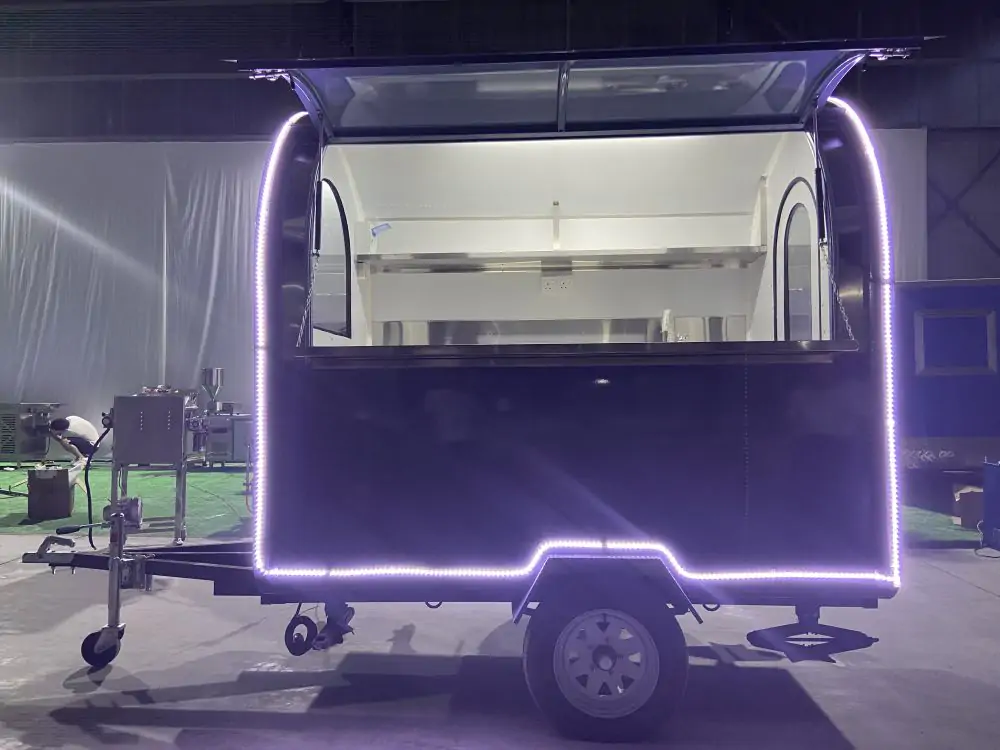 small coffee food truck trailer for sale